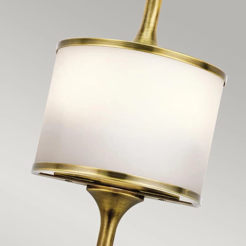 Kichler LED Wandlamp Mona | 3W 3000K 300Lm 830 | IP44 | Dimbaar | Natural Brass thumbnail 2
