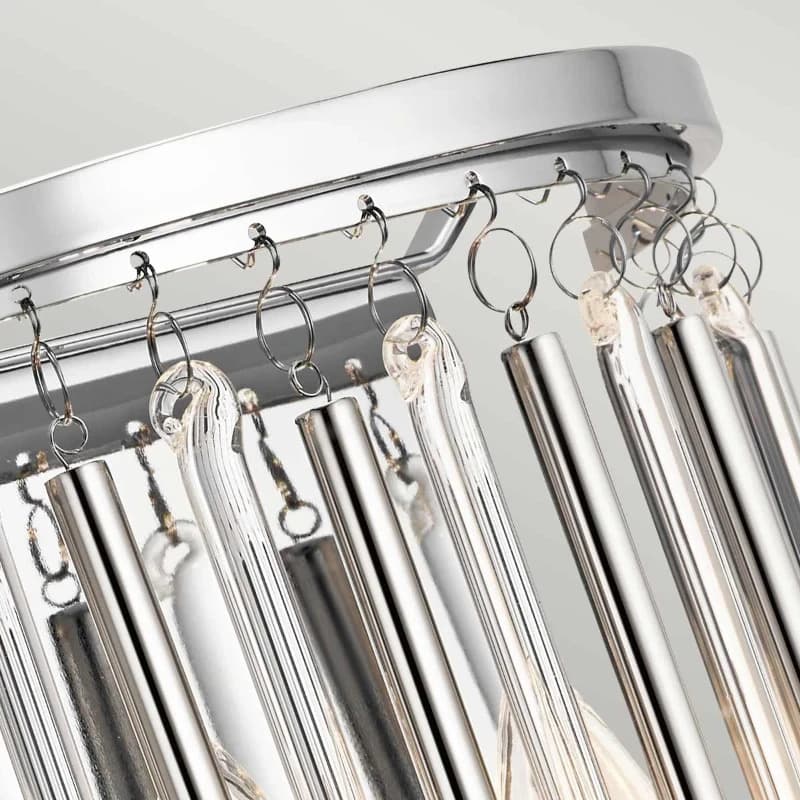Kichler LED Wandlamp Piper | 2X E14 Max 60W | Polished Chrome thumbnail 2