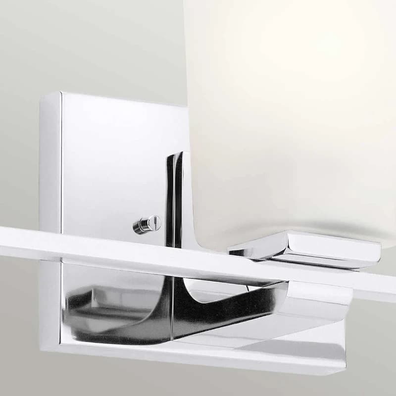 Kichler LED Wandlamp Roehm | 3W 3000K 300Lm 830 | IP44 | Dimbaar | Polished Chrome thumbnail 2