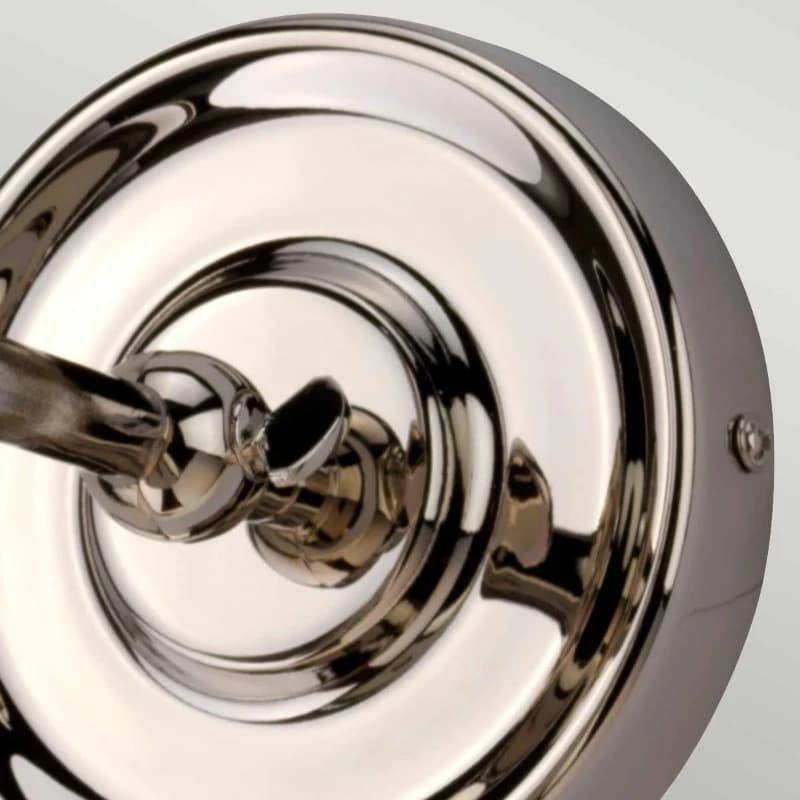 Elstead Lighting LED Wandlamp Provence | 1X E27 Max 60W | Polished Nickel thumbnail 2