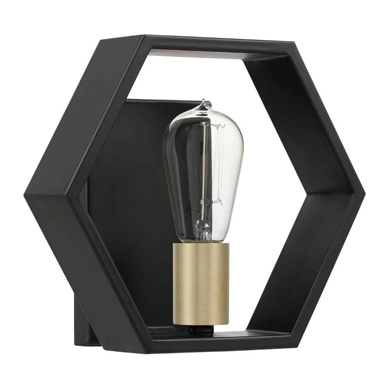 Quoizel LED Wandlamp Bismarck | 1X E27 Max 60W | Earth Black thumbnail 2
