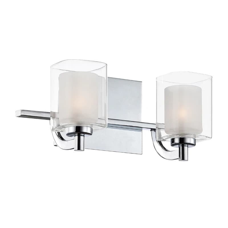 Quoizel LED Badkamerarmatuur Kolt | 3W 3000K 300Lm 830 | IP44 | Dimbaar | Polished Chrome