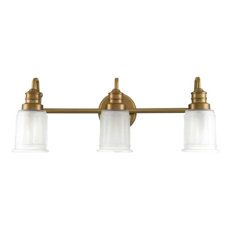 Quoizel LED Badkamerarmatuur Swell | 3W 3000K 300Lm 830 | IP44 | Dimbaar | Brushed Brass thumbnail 2