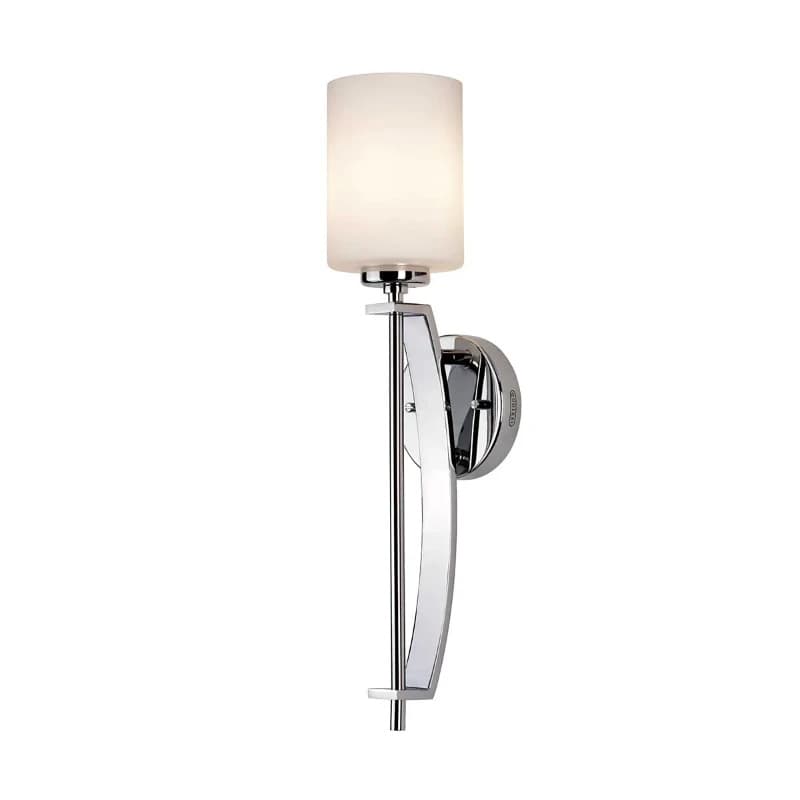 Quoizel LED Badkamerarmatuur Taylor | 3W 3000K 300Lm 830 | IP44 | Dimbaar | Polished Chrome