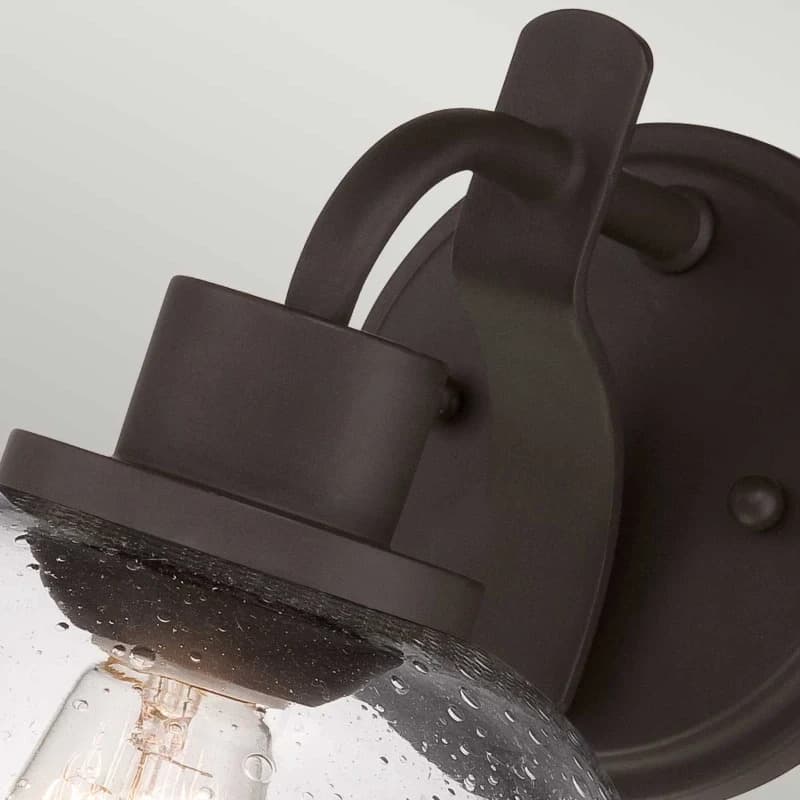 Quoizel LED Wandlamp Trilogy | 1X E27 Max 60W | Old Bronze thumbnail 2