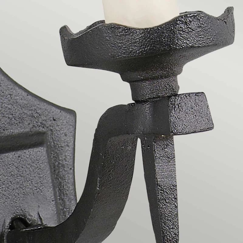 Elstead Lighting LED Wandlamp Rectory | 1X E14 Max 60W | Black thumbnail 2