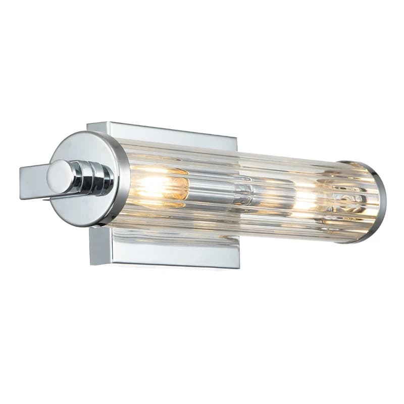 Kichler LED Wandlamp Azores | 2X E14 Max 40W | IP44 | Polished Chrome