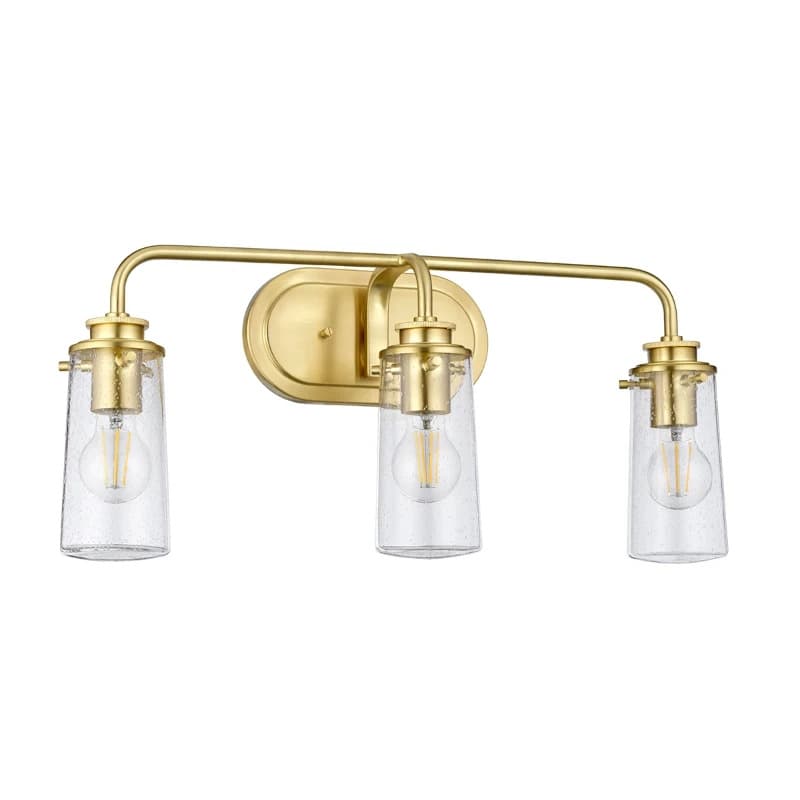 Kichler LED Wandlamp Braelyn | 3X E27 Max 40W | IP44 | Brushed Brass thumbnail 2