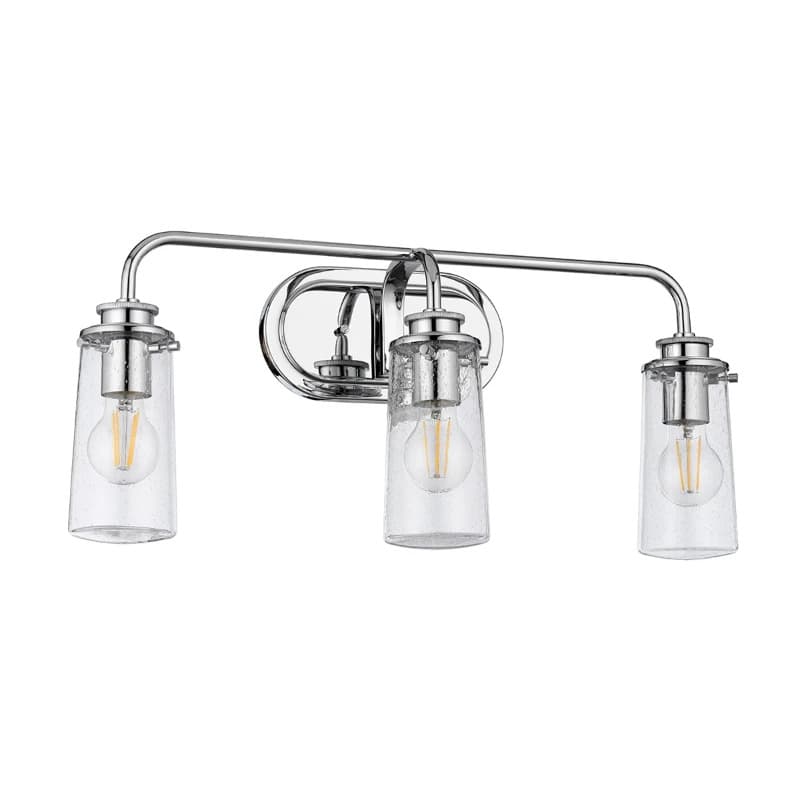 Kichler LED Wandlamp Braelyn | 3X E27 Max 40W | IP44 | Polished Chrome thumbnail 2