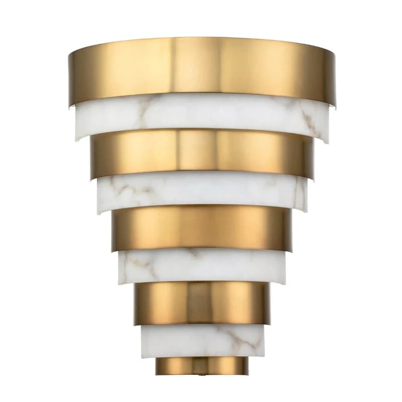 Hinkley LED Wandlamp Echelon | 12W 3000K 1080Lm 830 | Heritage Brass
