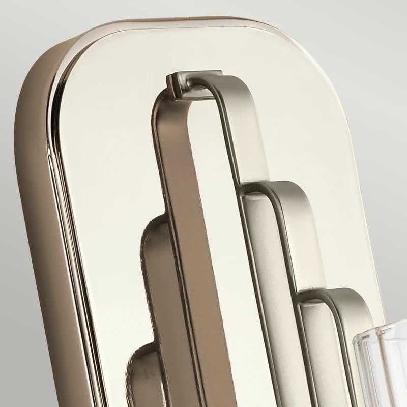 Kichler LED Wandlamp Kimrose | 1X E14 Max 40W | Polished Nickel thumbnail 2