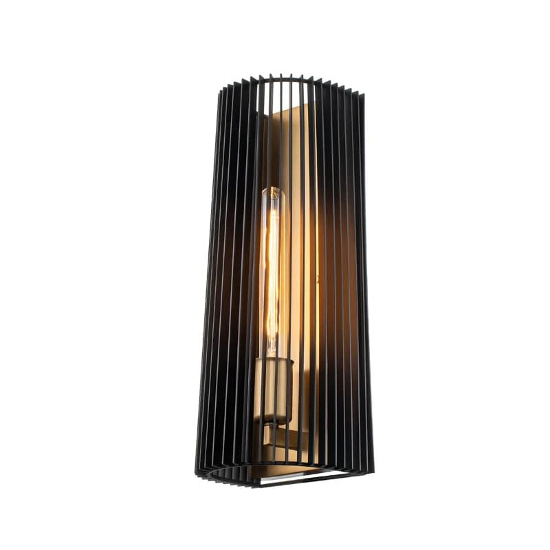 Kichler LED Wandlamp Linara | 1X E27 Max 60W | Black&Natural Brass