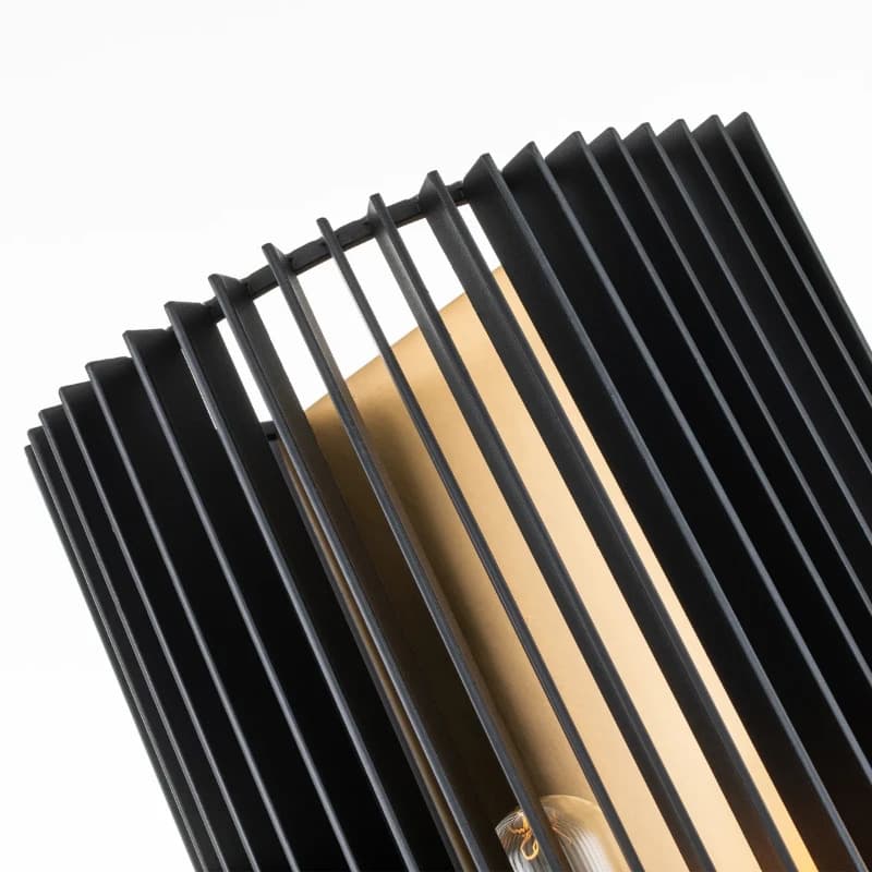 Kichler LED Wandlamp Linara | 1X E27 Max 60W | Black&Natural Brass thumbnail 2