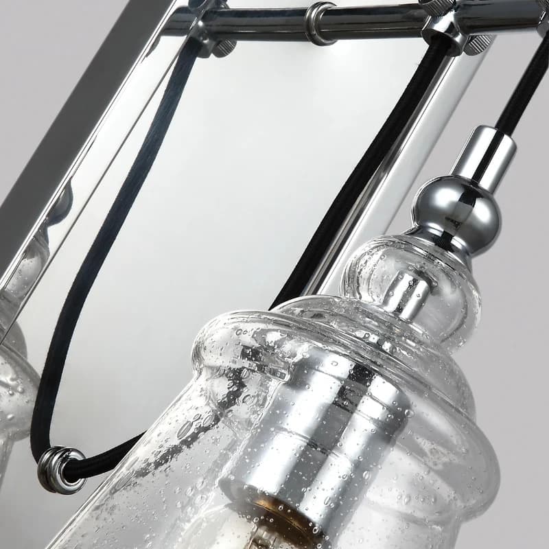 Feiss LED Wandlamp Loras | 1X E27 Max 60W | Chrome thumbnail 2