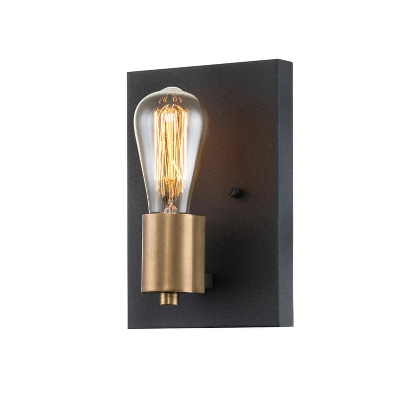 Hinkley LED Wandlamp Silas | 1X E27 Max 60W | Aged Zinc&Heritage Brass