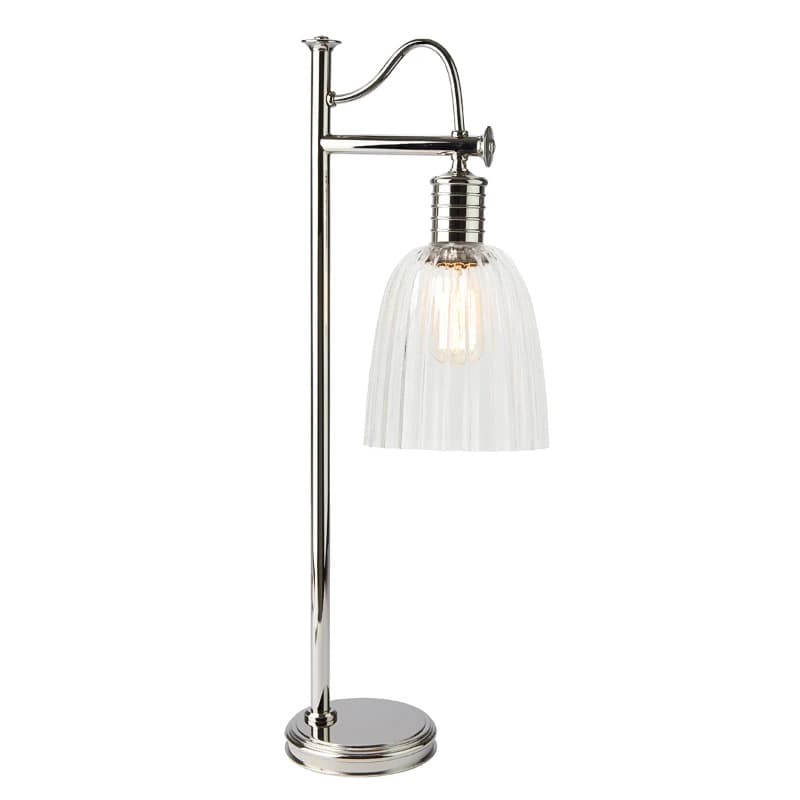 Elstead Lighting LED Tafellamp Douille | 1X E27 Max 60W | Polished Nickel