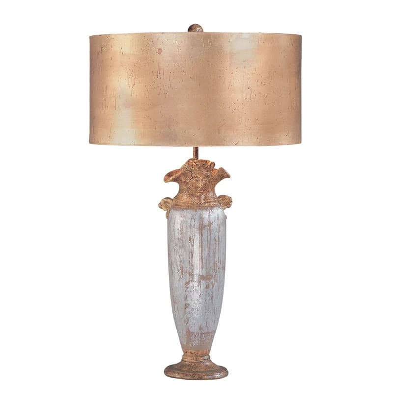 Flambeau LED Tafellamp Bienville | 1X E27 Max 60W | Silver/Gold and Brown