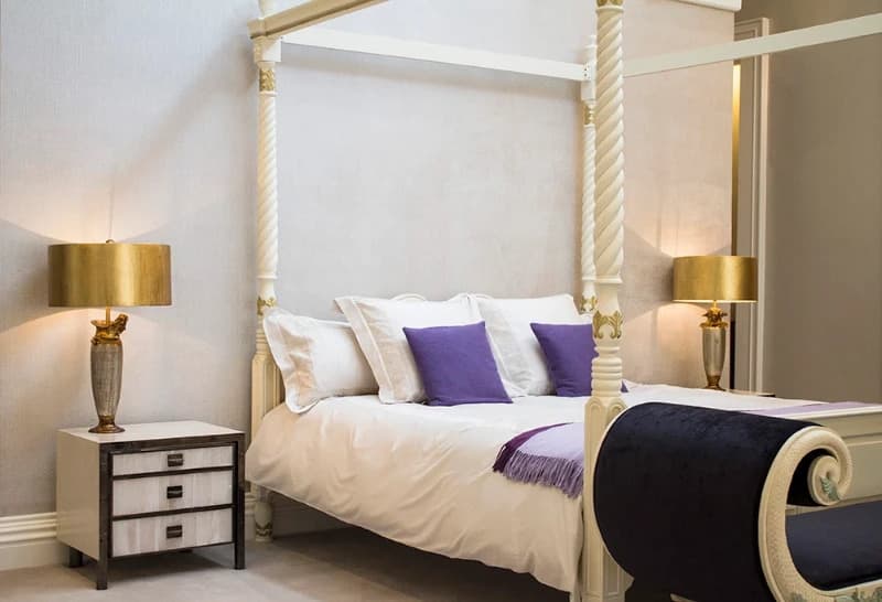 Flambeau LED Tafellamp Bienville | 1X E27 Max 60W | Silver/Gold and Brown thumbnail 2