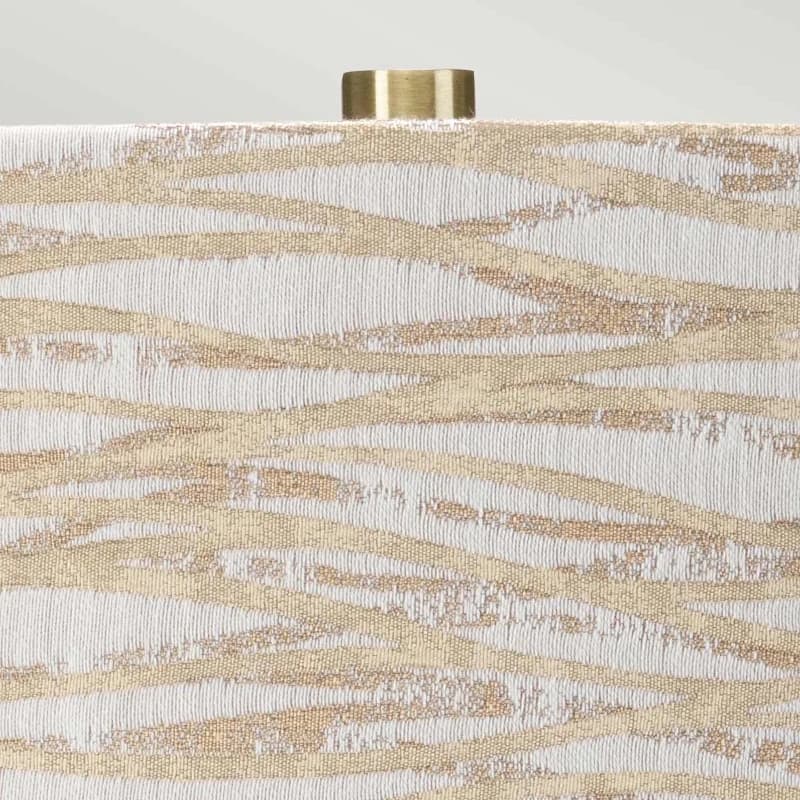 Elstead Lighting LED Tafellamp MILO | 1X E27 Max 60W | Aged Brass, White, Orange thumbnail 2