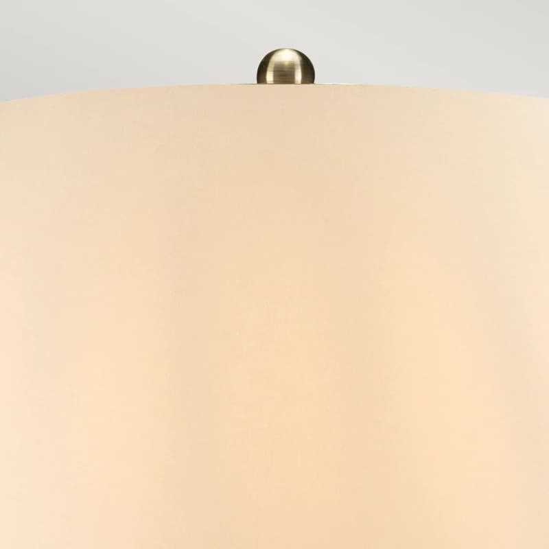 Elstead Lighting LED Tafellamp Ottoman | 1X E27 Max 60W | Bronze Metalic, Ivory Shade thumbnail 2