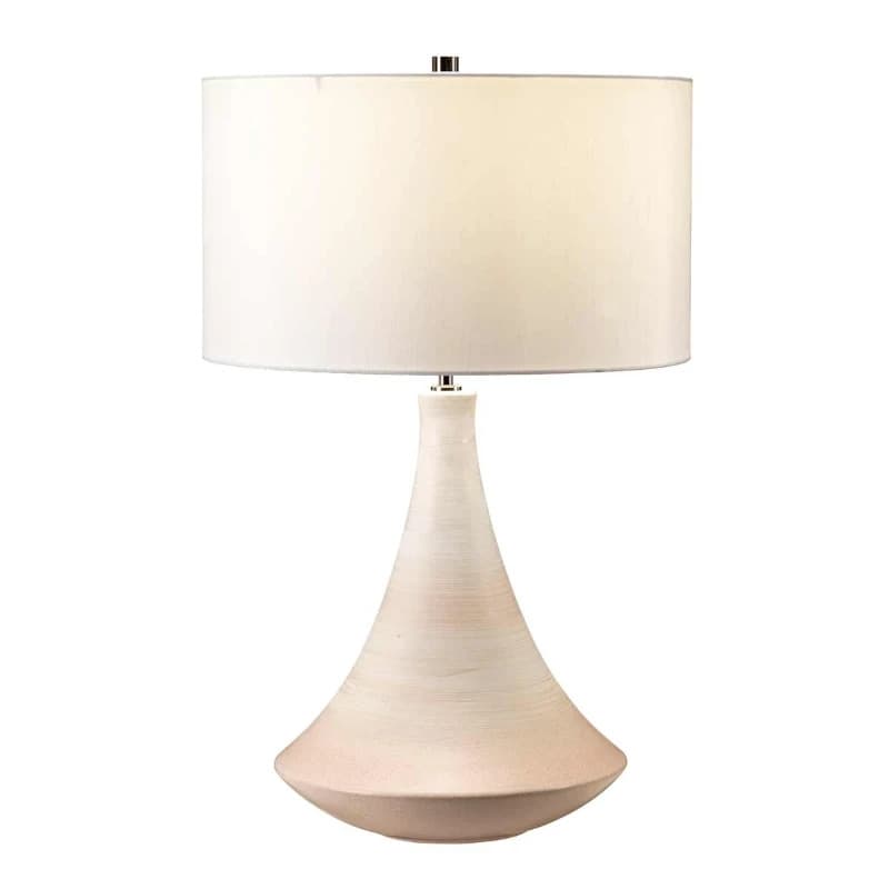 Elstead Lighting LED Tafellamp Pinner | 1X E27 Max 60W | Subtle Pink&Matt Cream