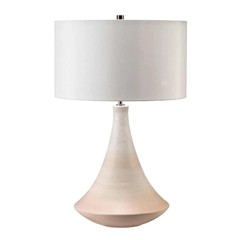 Elstead Lighting LED Tafellamp Pinner | 1X E27 Max 60W | Subtle Pink&Matt Cream thumbnail 2