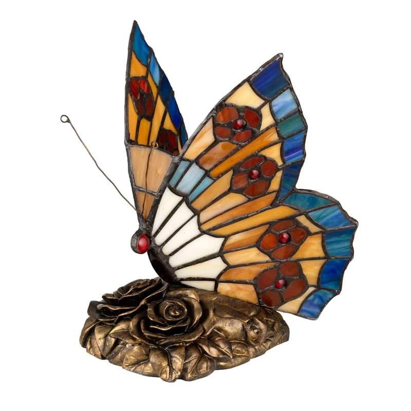 Quoizel LED Tafellamp Tiffany Animal Lamps | G9 12W 3000K 300Lm 830 | Architectural Bronze thumbnail 2