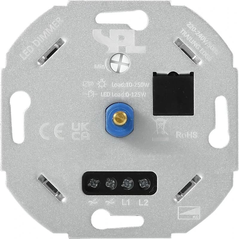 SPL Dimmer Switch Leading/Trailing edge LED 0-125W + hotelschakeling thumbnail 2