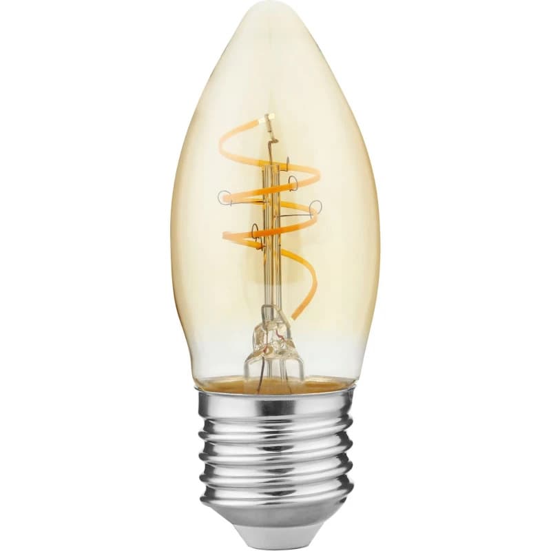 SPL E27 LED Kaarslamp | 4.2W Goud 2200K 220V/240V 922 | 360° Dimbaar