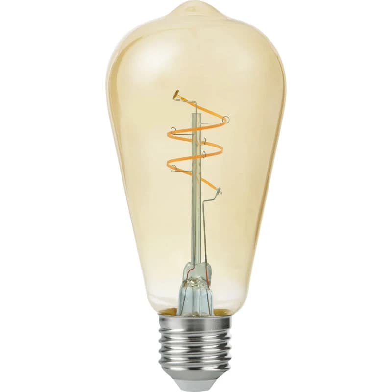 SPL E27 LED Edison Lamp | 4.2W Goud 2200K 220V/240V 922 | 360° Ø64mm Dimbaar