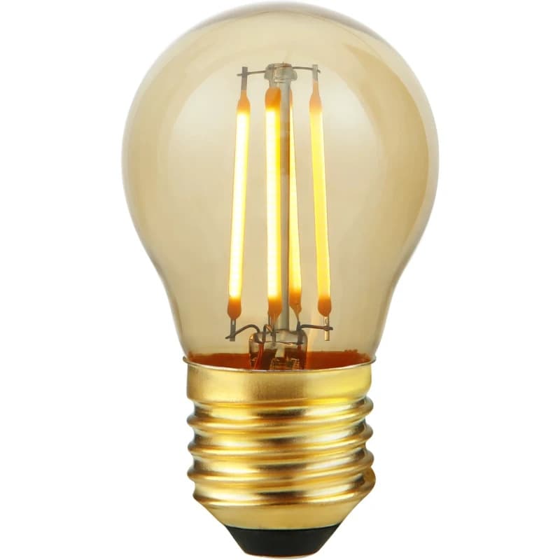 SPL E27 LED Kogellamp | 4W Goud 2200K 220V/240V 922 | 360° Dimbaar