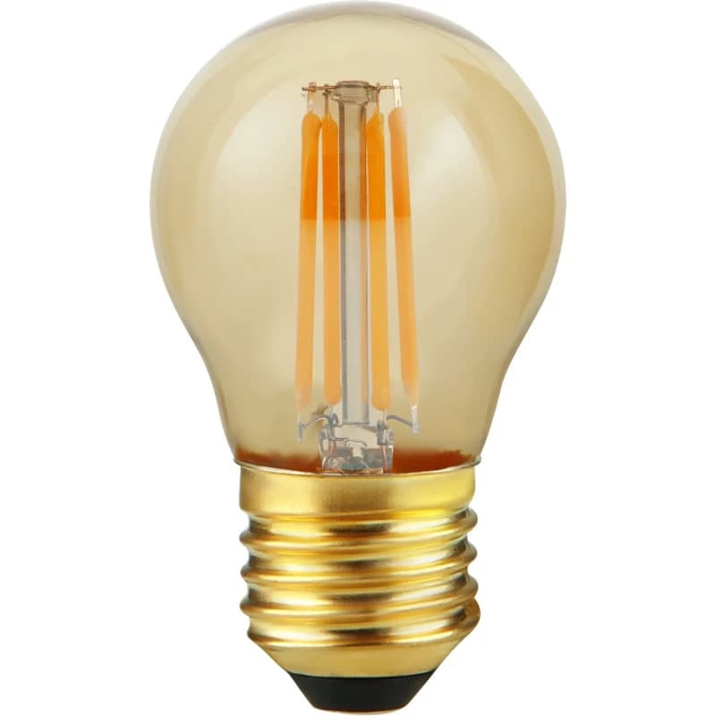 SPL E27 LED Kogellamp | 4W Goud 2200K 220V/240V 922 | 360° Dimbaar thumbnail 2