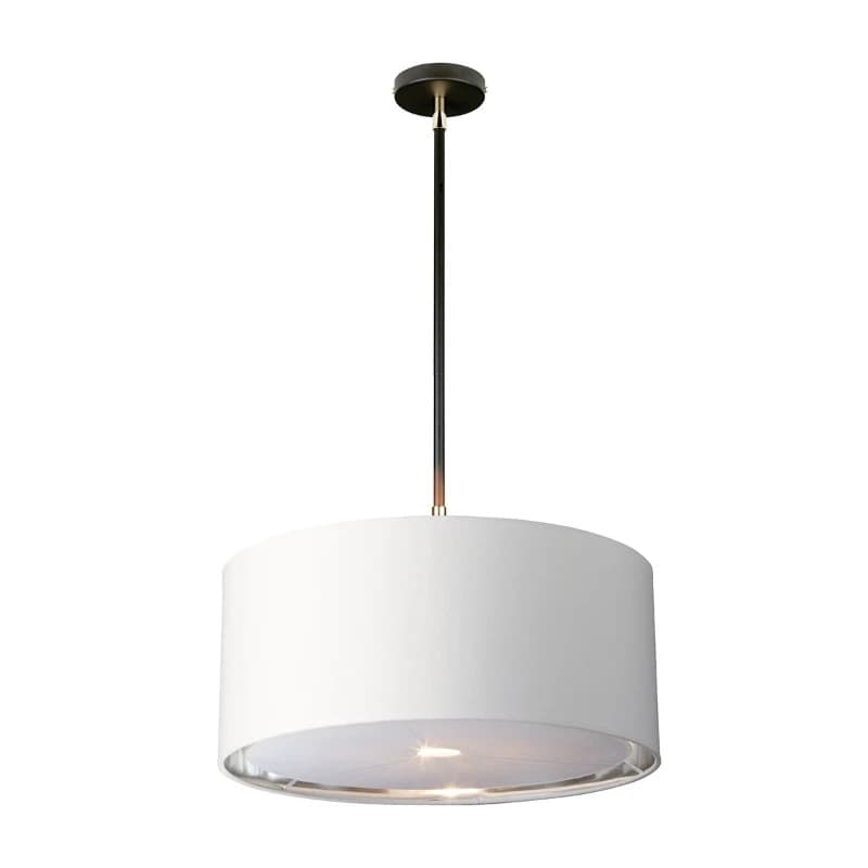 Elstead Lighting LED Hanglamp Balance | 1X E27 Max 60W | Dimbaar | Black/ Polished Nickel