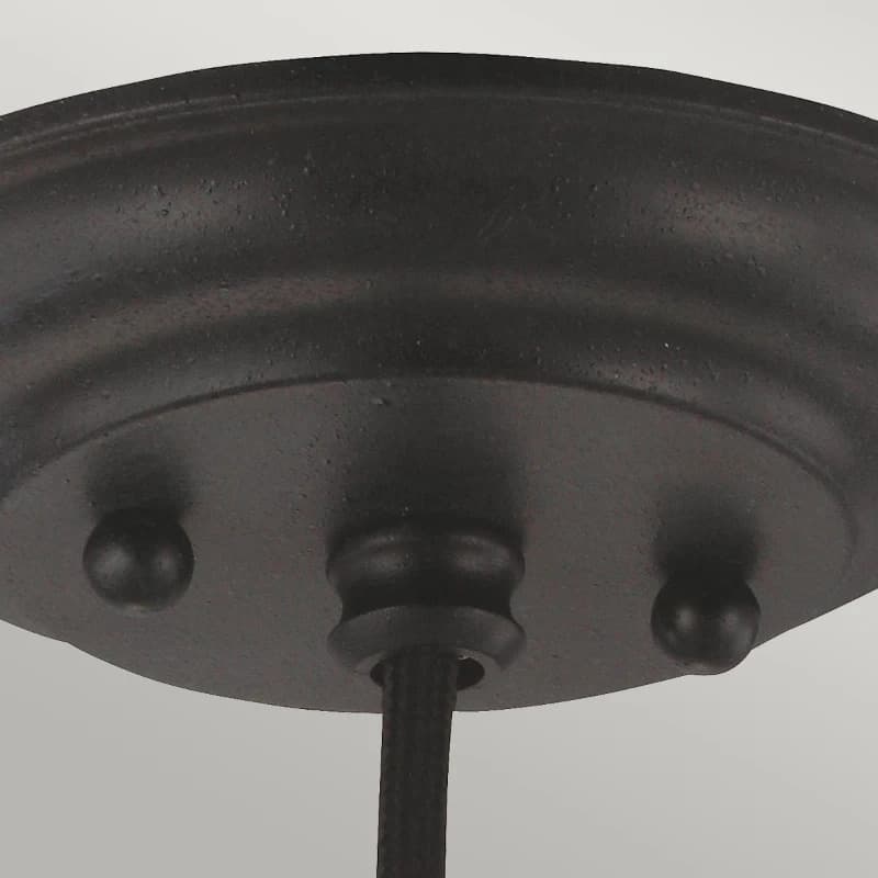 Feiss LED Hanglamp Matrimonio | 1X E27 Max 60W | Dimbaar | Driftwood / Dark Weathered Zinc thumbnail 2