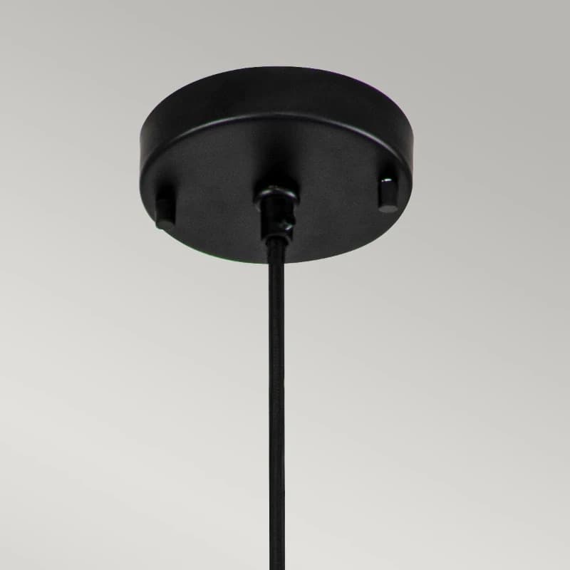 Elstead Lighting LED Hanglamp Etoile | 1X E27 Max 60W | Dimbaar | Matte Black and Gold Leaf thumbnail 2