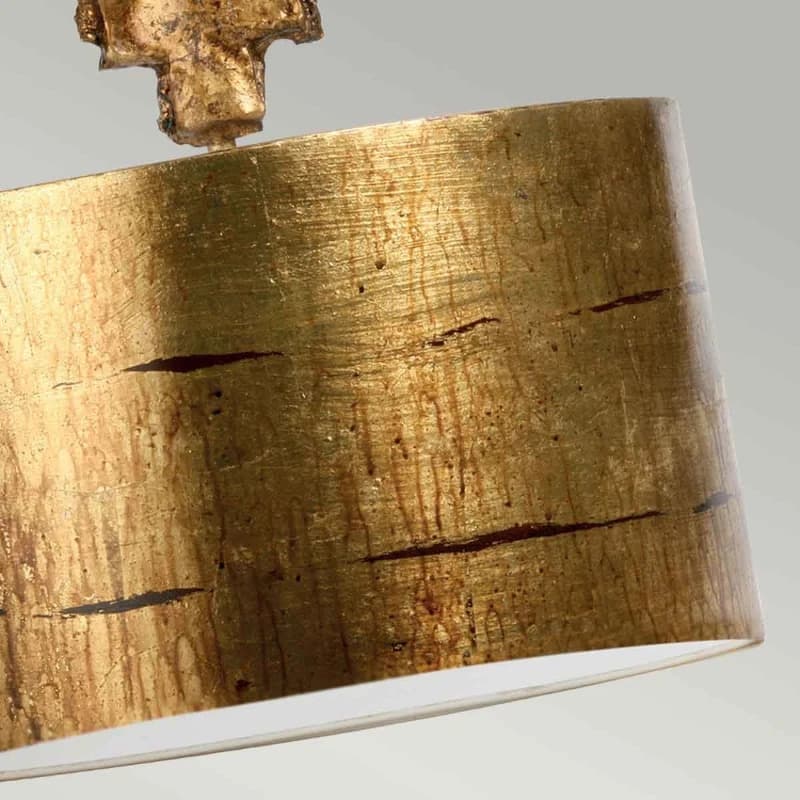 Flambeau LED Hanglamp Fragment | 1X E27 Max 60W | Dimbaar | Aged Gold thumbnail 2