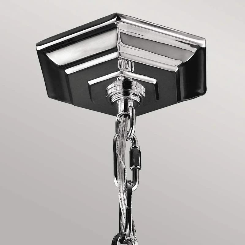 Feiss LED Hanglamp Corinne | 3X E14 Max 60W | Dimbaar | Polished Nickel, Crystals thumbnail 2