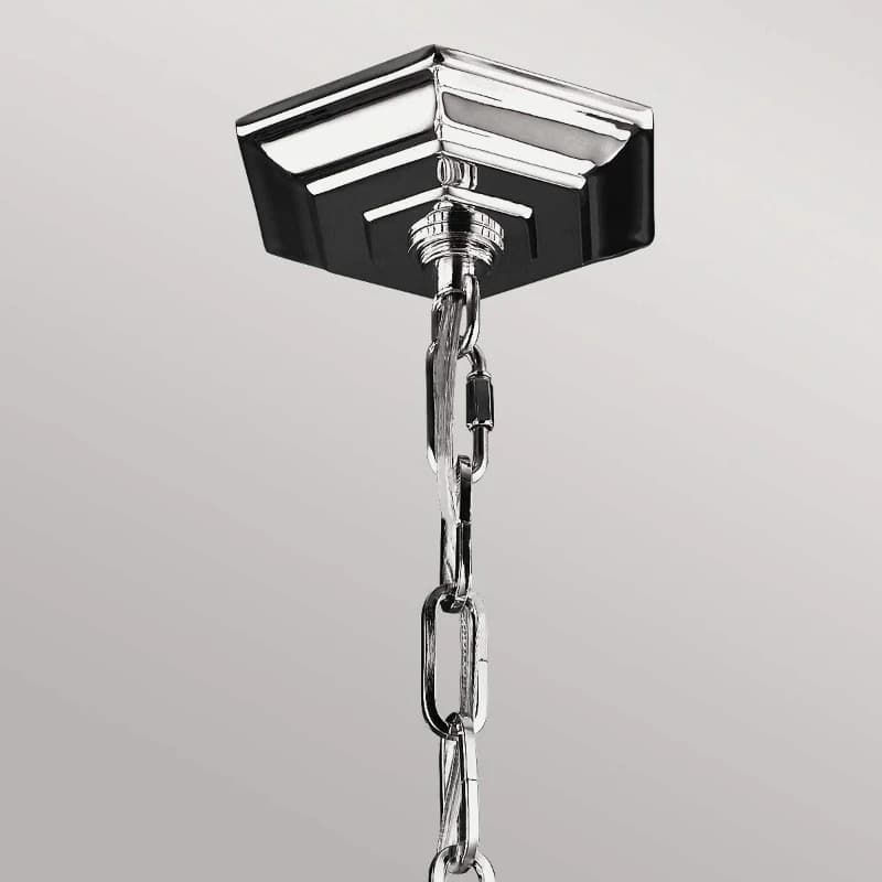 Feiss LED Hanglamp Corinne | 6X E14 Max 60W | Dimbaar | Polished Nickel, Crystals thumbnail 2