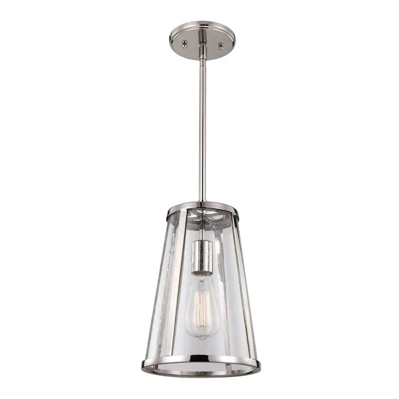 Feiss LED Hanglamp Harrow | 1X E27 Max 60W | Dimbaar | Polished Nickel