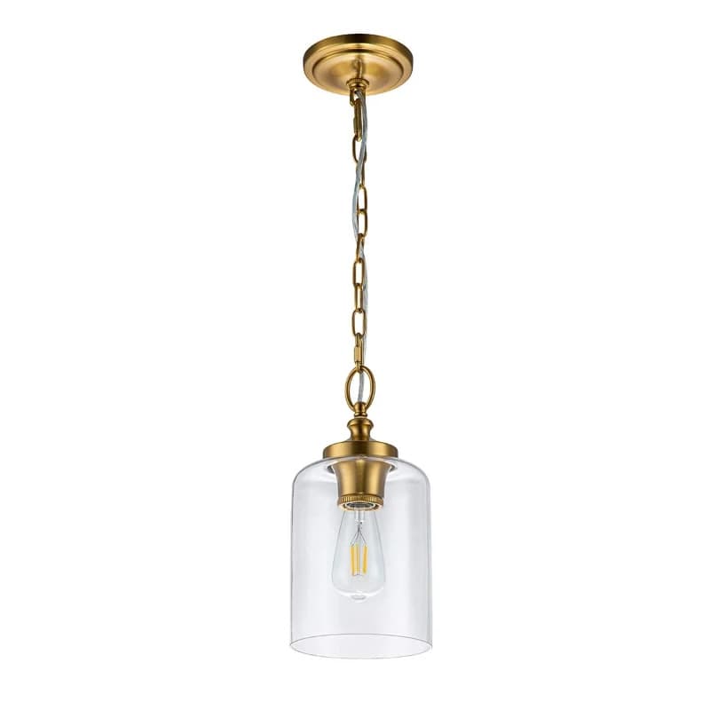 Feiss LED Hanglamp Hounslow | 1X E27 Max 60W | Dimbaar | Burnished Brass thumbnail 2