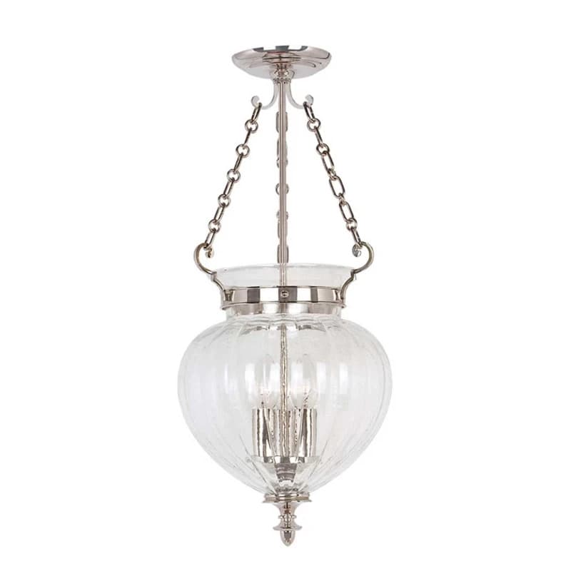 Elstead Lighting LED Hanglamp Finsbury Park | 3X E14 Max 60W | Dimbaar | Polished Nickel