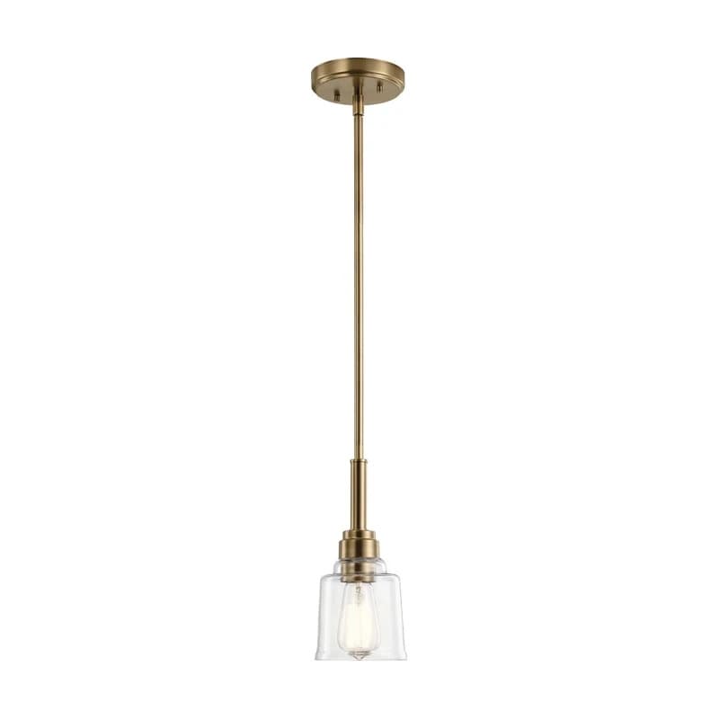 Kichler LED Hanglamp Aivian | 1X E27 Max 60W | Dimbaar | Weathered Brass