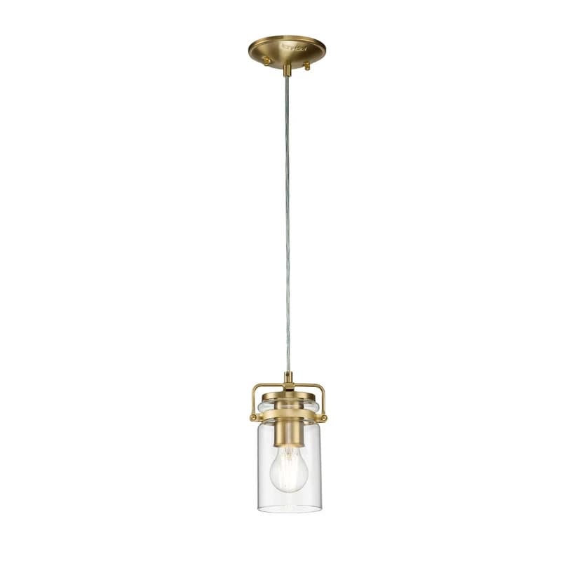 Kichler LED Hanglamp Brinley | 1X E27 Max 60W | Dimbaar | Brushed Brass