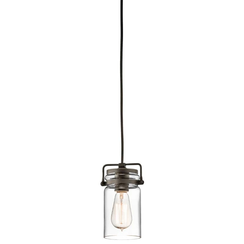 Kichler LED Hanglamp Brinley | 1X E27 Max 60W | Dimbaar | Olde Bronze