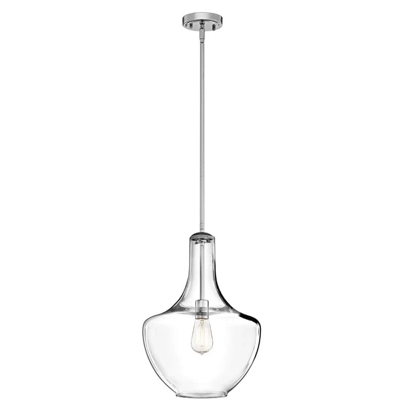 Kichler LED Hanglamp Everly | 1X E27 Max 60W | Dimbaar | Chrome