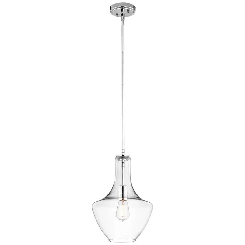 Kichler LED Hanglamp Everly | 1X E27 Max 60W | Dimbaar | Chrome