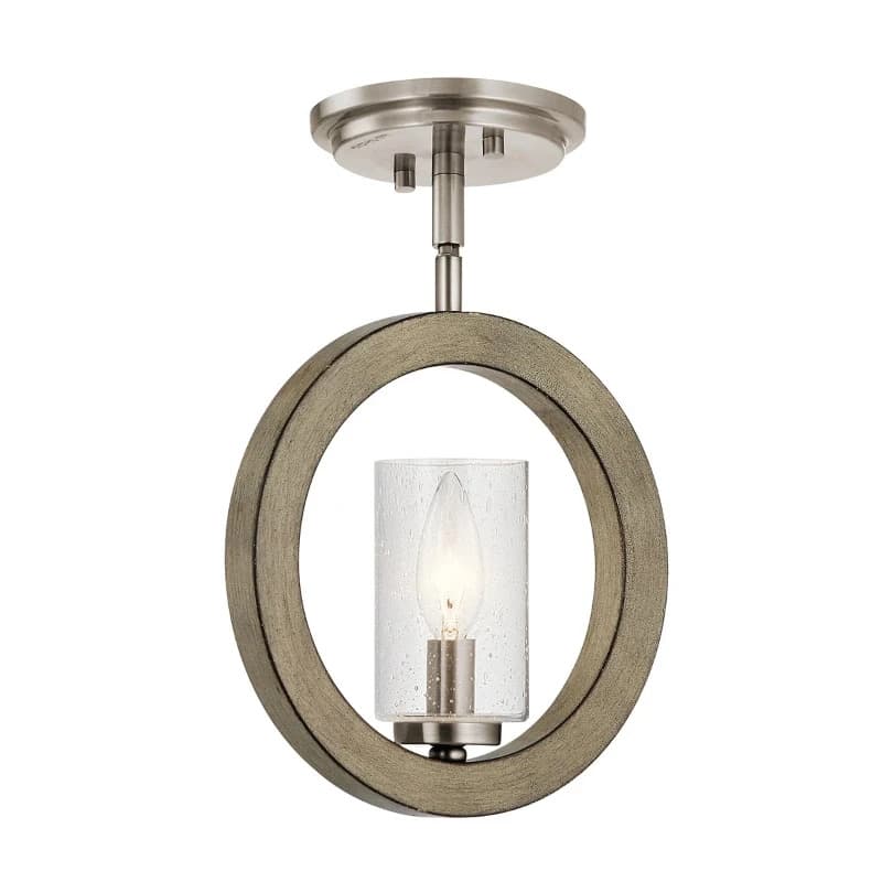 Kichler LED Hanglamp Grand Bank | 1X E14 Max 40W | Dimbaar | Distressed Antique Grey thumbnail 2