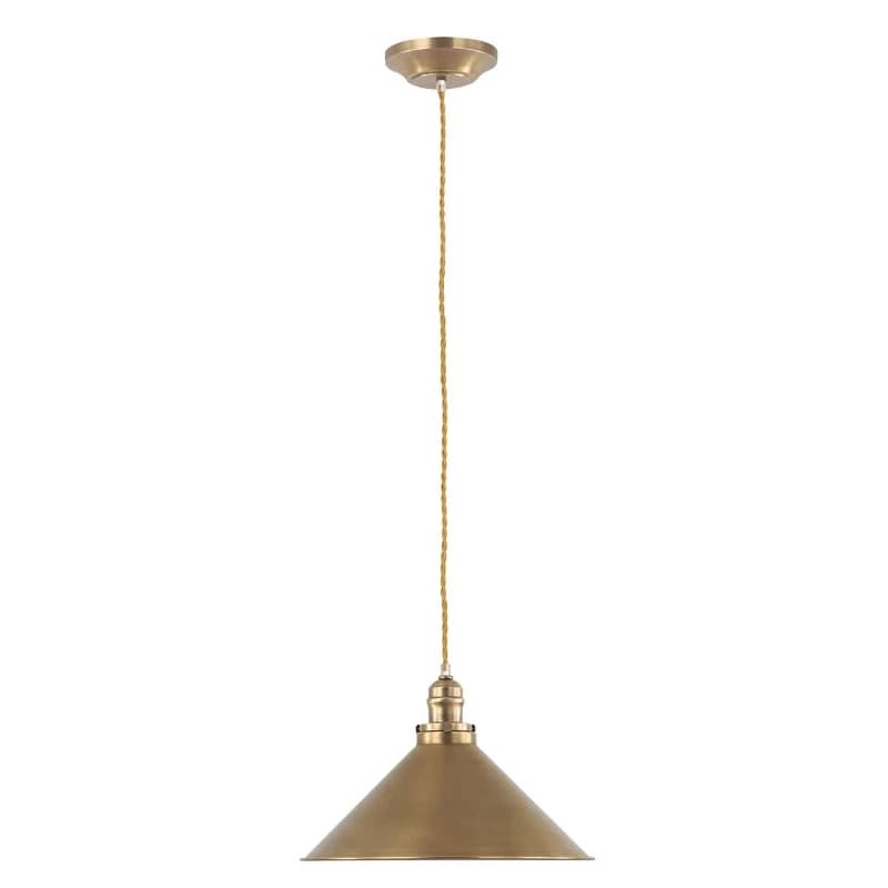 Elstead Lighting LED Hanglamp Provence | 1X E27 Max 60W | Dimbaar | Aged Brass