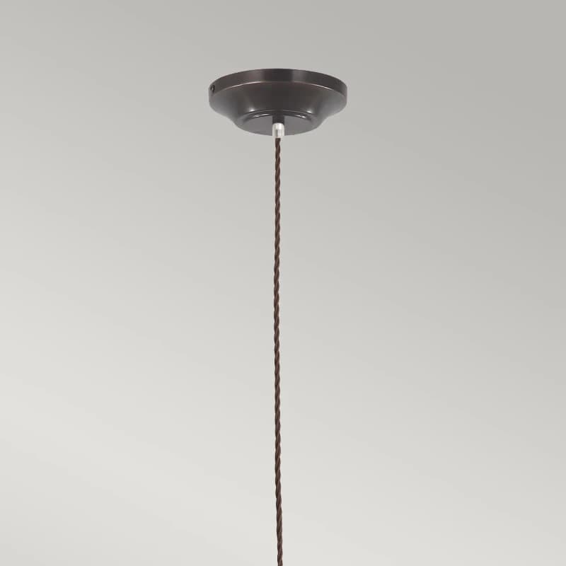 Elstead Lighting LED Hanglamp Provence | 1X E27 Max 60W | Dimbaar | Old Bronze thumbnail 2