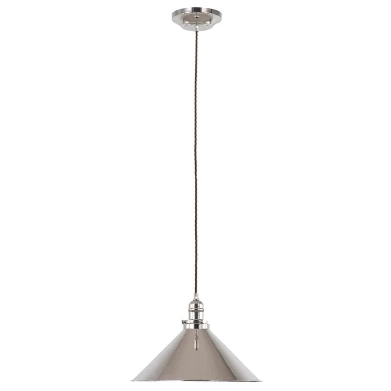Elstead Lighting LED Hanglamp Provence | 1X E27 Max 60W | Dimbaar | Polished Nickel